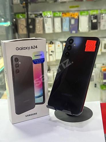 Samsung Galaxy A24 4G, 128 GB, rəng - Qara, Zəmanət