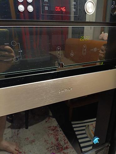 Plitələr və bişirmə panelləri: Gorenje inteqrasiya olunan elektrik sobası - Qara şüşə ön panel və — 8