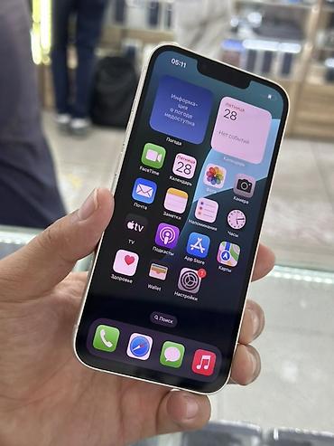 iphone d: IPhone 13, Б/у, 128 ГБ, Старлайт, 79 % — 6