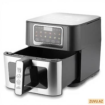 Mətbəx texnikası: Air Fryer – Elektrikli Hava Fritözü 8L 🔥 💰 Qiymət: 95 AZN ✅ Həcm: 8 — 3