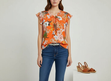 Blouses: Wallis Petite, Women's blouse, size L