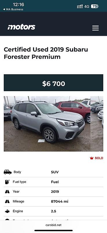 Subaru: Subaru Forester: 2019 г., 2.5 л, Вариатор, Бензин, Кроссовер — 11