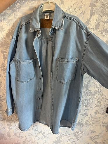 oversize: Oversize cins köynək/gödəkcə Kişi - Model: düyməli, uzunqol, oversize — 2