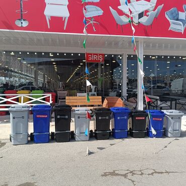 Tullantı qabları: Köçürmə var Çek verilir 20 litrden 1100 litrə qədər butun olçulər — 26