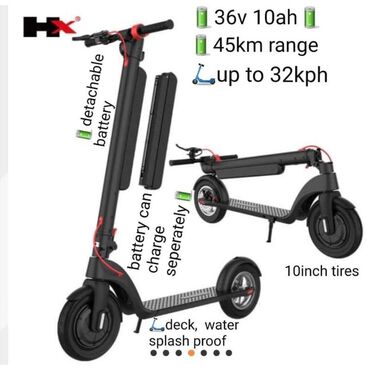 elektrik scooter qiymetleri: Salam aleykum. Heç bir problemi yoxdur güclü batareya 10 inç təkərlər