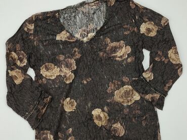 bluzki w różowe kwiaty: Bluzka Damska, L, stan - Dobry