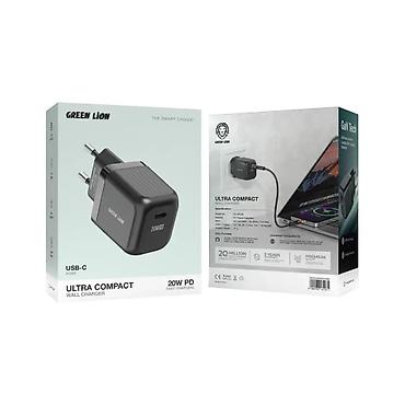 Kateqoriya: Adapterlər Brend: Green Lion Model: GaN Wall 20W USB‑C + lalafo.az -da Kateqoriya: Adapterlər Brend: Green Lion Model: GaN Wall 20W USB‑C +