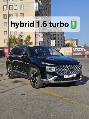 срочно продам авто в связи с переездом: Hyundai Santa Fe: 2021 г., 1.6 л, Автомат, Гибрид, Внедорожник