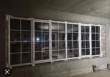 yumru pencere: Yeni İkiqat şüşə paketi Plastik pəncərə, Еni: 60 sm, Uzunluğu: 60 sm, Ödənişli quraşdırma — 7