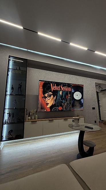 flat osh: 2 комнаты, 61 м², Кок-Жар мкр 9 этаж, Дизайнерский ремонт — 1