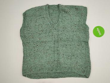 sweter w serca h: Hand Knitted, Sweter damski, rozmiar 6XL — 2