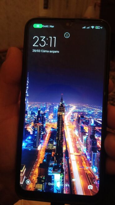 телефон fly fs521 power plus 1: Xiaomi 64 ГБ, цвет - Синий, 
 Сенсорный, Отпечаток пальца, С документами