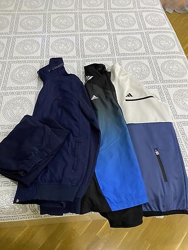 Kişi geyimləri: İdman dəsti, Adidas, Standart, rəng - Göy — 1