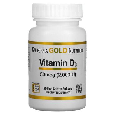 sink vitamini: D3 Vitamini (2000 IU). 90 ədəd. California Gold Nutrition (ABŞ)