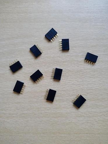 unitas štampani gobleni: KONEKTOR ZA LEMLJENJE 1X5 PIN 2.54 ŽENSKI LEMNA LETVICA | Lemna — 1