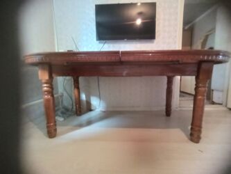 кухонные столы бу: Стол для зала, Б/у, Складной, Овальная