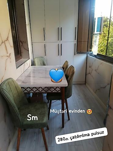 balkon masası: Masa və oturacaq dəstləri — 1
