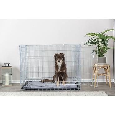 Зоотовары: TEZE İtlər üçün daşıma qəfəsi – TRIXIE Transport Crate, 64 x 54 x 48 — 1