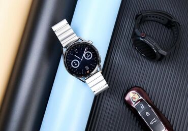 saatlı telefon: Yeni, Smart saat, Huawei, Sensor ekran, rəng - Gümüşü