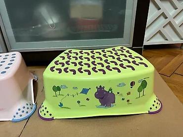 Ostali dečiji nameštaj: Dečiji dvostepenička/klupica za penjanje - Stabilna plastična klupica — 2