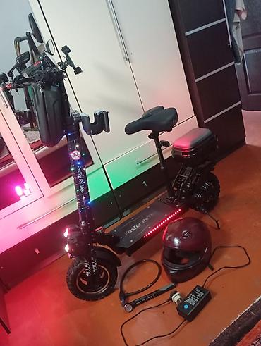Elektrikli samokatlar: Elektrik skuter – FaSTer RS7 - Güclü elektrik skuter, oturacaqlı — 16