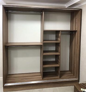Dolablar: İşlənmiş, 2 qapılı, Güzgülü, Qəhvəyi, Kupe, Düz dolab — 2