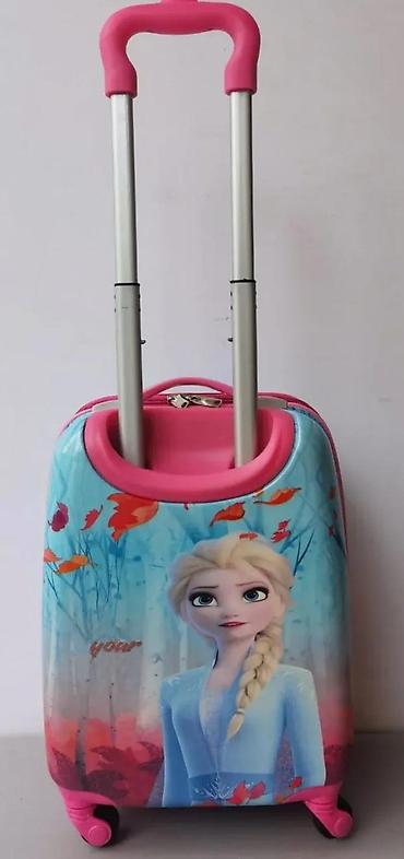 Rančevi, torbe i koferi: Dečji kofer na točkiće – Disney Frozen (Elsa) - Tvrda školjka sa — 4