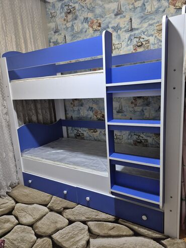 куплю кресло кровать бу: İkinəfərlik çarpayı, Matras ilə, Siyirməli