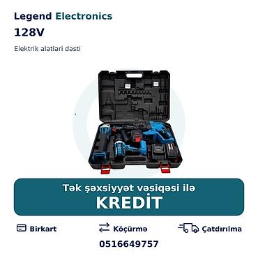 drel dəsti: Elan başlığı: Elektrik alətlər dəsti 128V, 3 əd Elektrik alətləri — 1