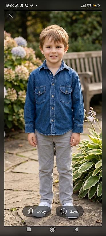 ktm jakna: Gornjak JEAN'S FASHION 128, 8god. 350din 100% pamuk Moderan i prelep — 1