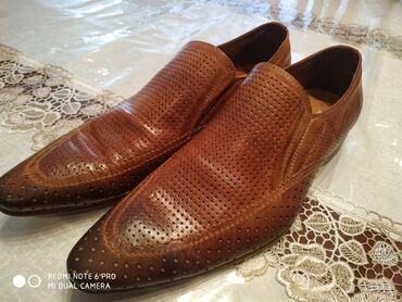 Новые туфли,кожаные размер 44 маломерки, Италия, Alberto Azariо