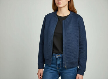 custom kurtki: Women`s bomber jacket, size XL (EU 42)