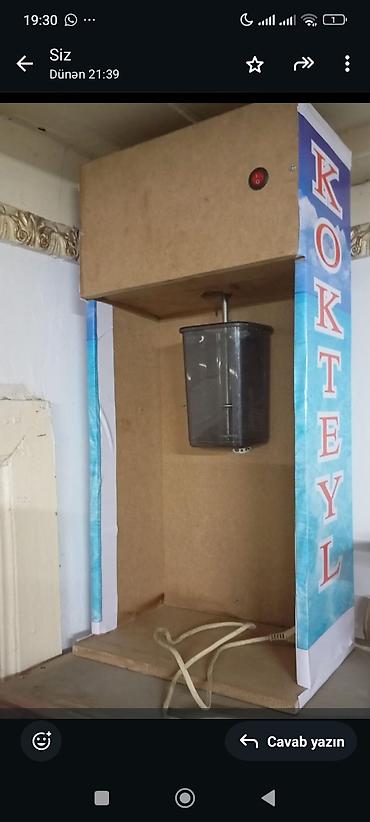 elektrikli motorlar: “Kokteyl” elektrikli qarışdırıcı aparatı - Məqsəd: Kokteyl, milkşeyk — 1