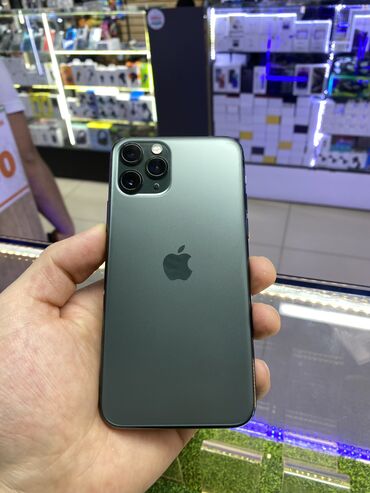 айфон мини 11: IPhone 11 Pro, Б/у, 256 ГБ, Matte Midnight Green, Защитное стекло, Чехол, В рассрочку, 77 %