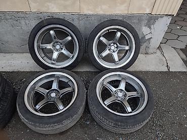 Диски: Литые Диски R 18 Work, Комплект, отверстий - 5, Б/у — 3