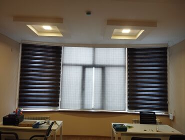 maqnitli perde: Jaluz, Zebra, Kredit yoxdur, Polyester, rəng - Boz