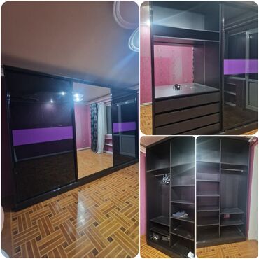 Qonaq otağı dəstləri: Geniş dolab satilir 400 azn. olcusu 3.90 eni Hundurluyu 2.50