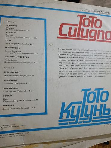 дорожка для ходьбы: Виниловая пластинка, Поп, 1983 год — 2
