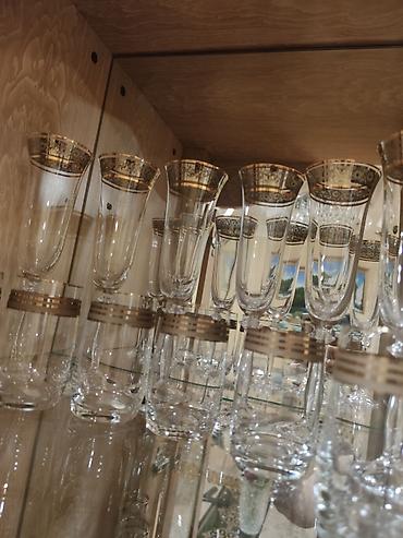 nar 1 saat: Qədəhlər, rəng - Qırmızı, Şüşə, 12 ədədli dəst, 200 ml — 4