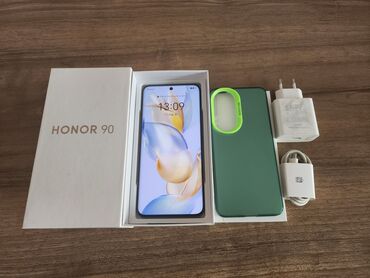 telefon flai 506: Honor 90, 512 ГБ, цвет - Бежевый, Отпечаток пальца, Face ID