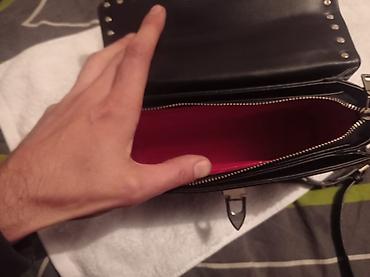 Классические сумки: Сумка Valentino Garavani Rockstud, черная - Материал: гладкая черная — 10