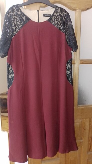 lalafo paltarlar: Kokteyl donu, Midi, X-Lady, 5XL (EU 50)