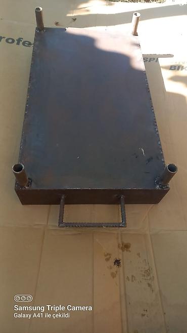 cocoloco kömür: Metal manqal/qril üçün qutu - Material: qalın polad təbəqədən — 3