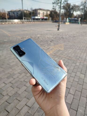 винтилятор для телефона: Poco F4 GT, Колдонулган, 128 ГБ, түсү - Көгүлтүр, 2 SIM