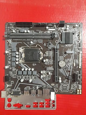 Материнские платы: Материнская плата, Б/у, Gigabyte, LGA1200, Micro-ATX, Для ПК — 10