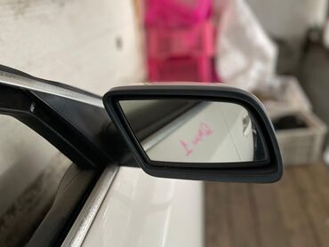 салон е60: Заднего вида Зеркало BMW Б/у, цвет - Белый, Оригинал