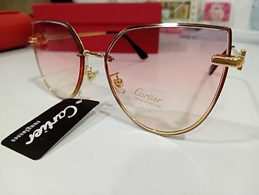 Naočare: Cartier sunčane naočare – ženski model - Oblik: mačkaste (cat-eye) — 7