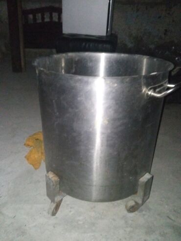 Tava-qazan dəstləri: Qazan, rəng - Gümüşü, Paslanmayan polad, Türkiyə — 37
