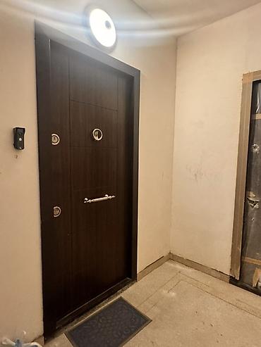 standart qapi olculeri: Dəhliz üçün metal giriş qapısı - Material: möhkəm polad gövdə, taxta — 1