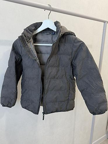 uniq: Детская куртка-пуховик UNIQLO KIDS - Цвет: серый графит - Теплый — 3